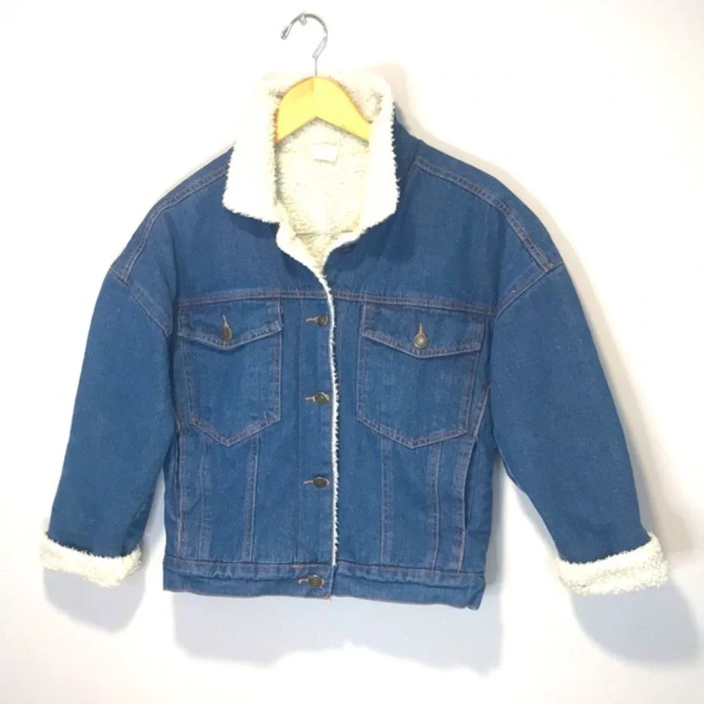 Rare DIOR Stitch & Rhinestone Fleece Denim Jacket - Picture 5 of 10